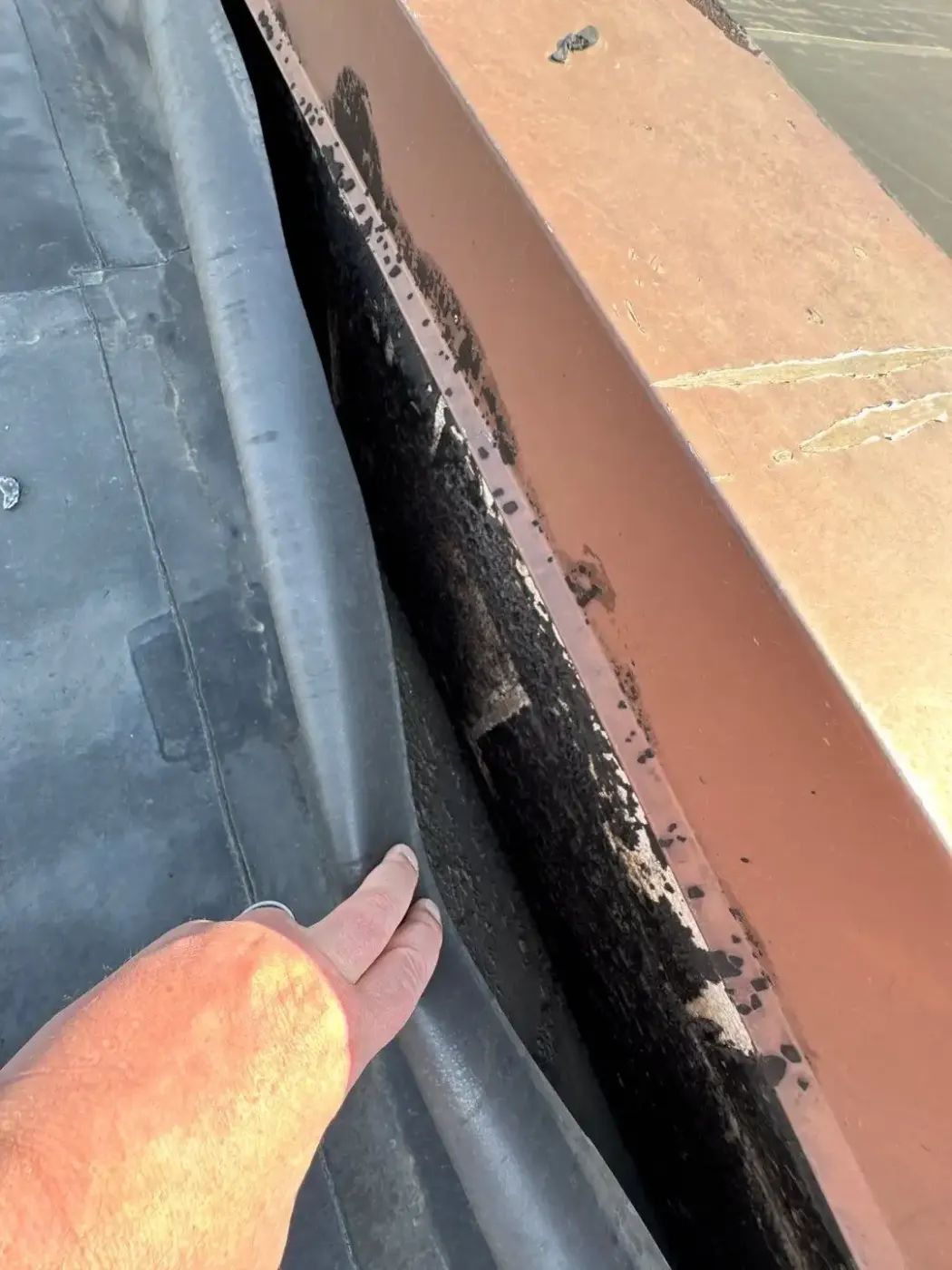 Flashing and seam work in Cloverdale