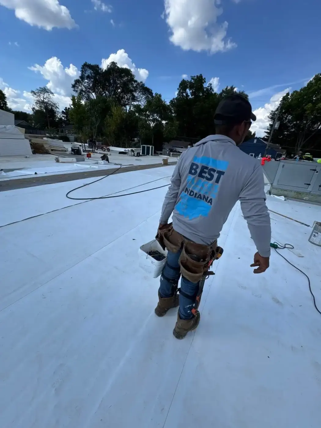 Membrane repair completed in Cloverdale